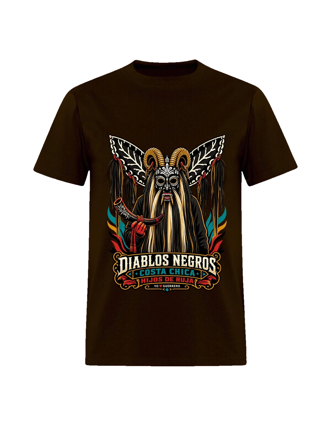 Playera Diablos Negros, Cuajinicuilapa · Hijos de Ruja